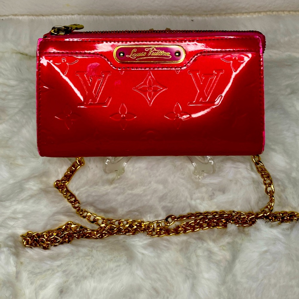 Louis Vuitton Vernis Trousse Cosmetic Pouch Pomme D’ Amour